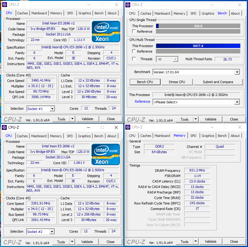 Post your CPU-Z benchmarks here